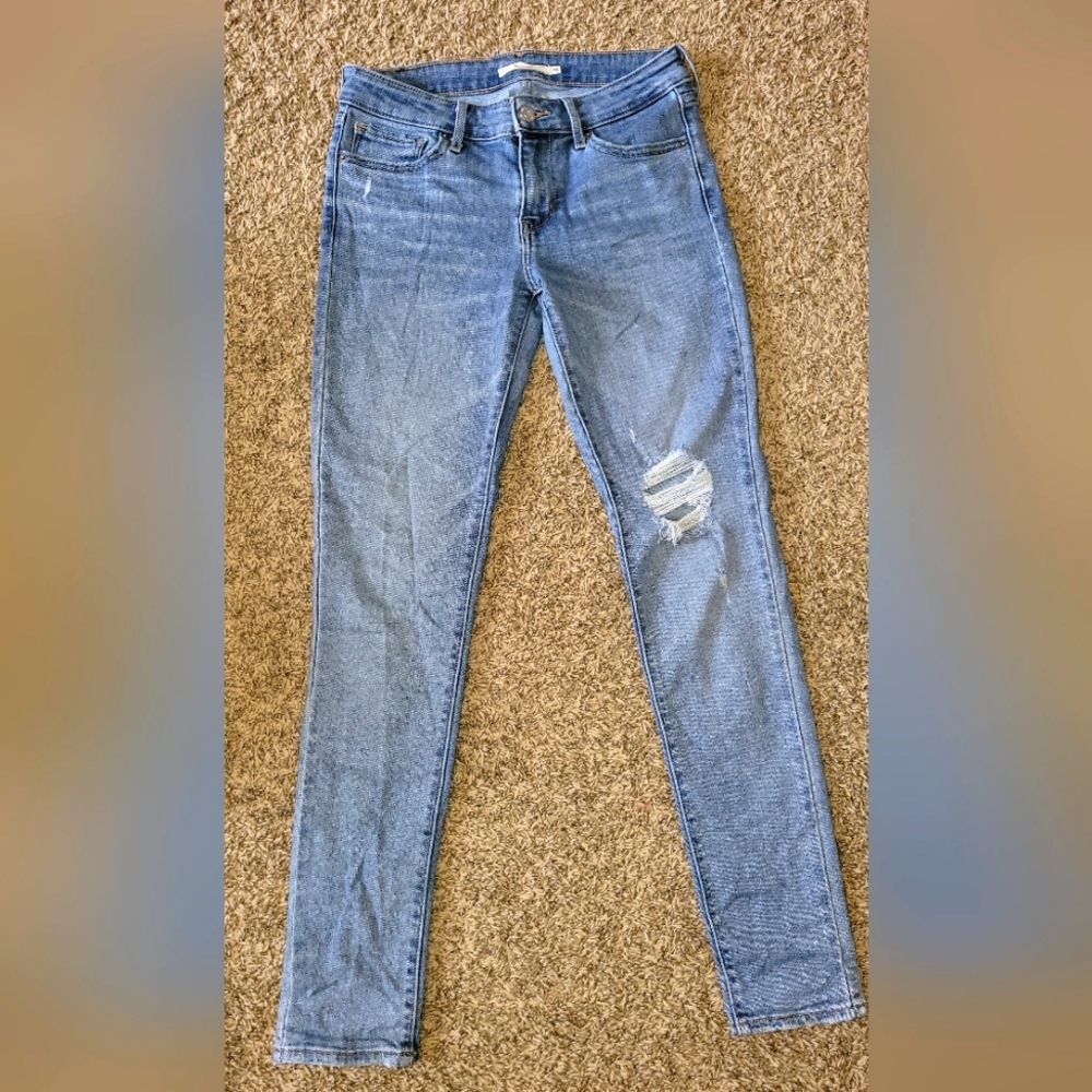 Womens Levi Jean's 711 Skinny Size 26 x 30